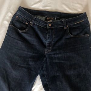 Marmot blue jeans 34x32